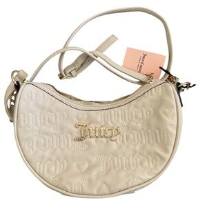 NWT Juicy Couture Catchy Shoulder Bag  Cream Crossbody